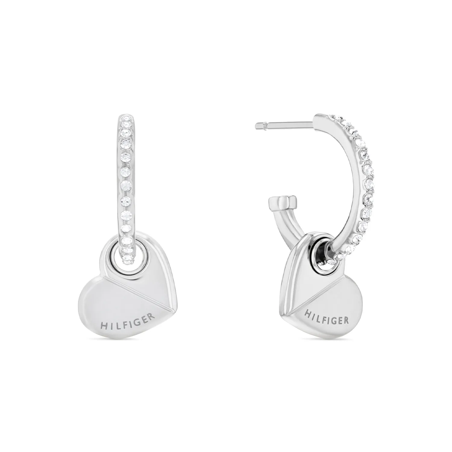 Tommy Hilfiger Heart Øreringe Rustfrit Stål 2780882