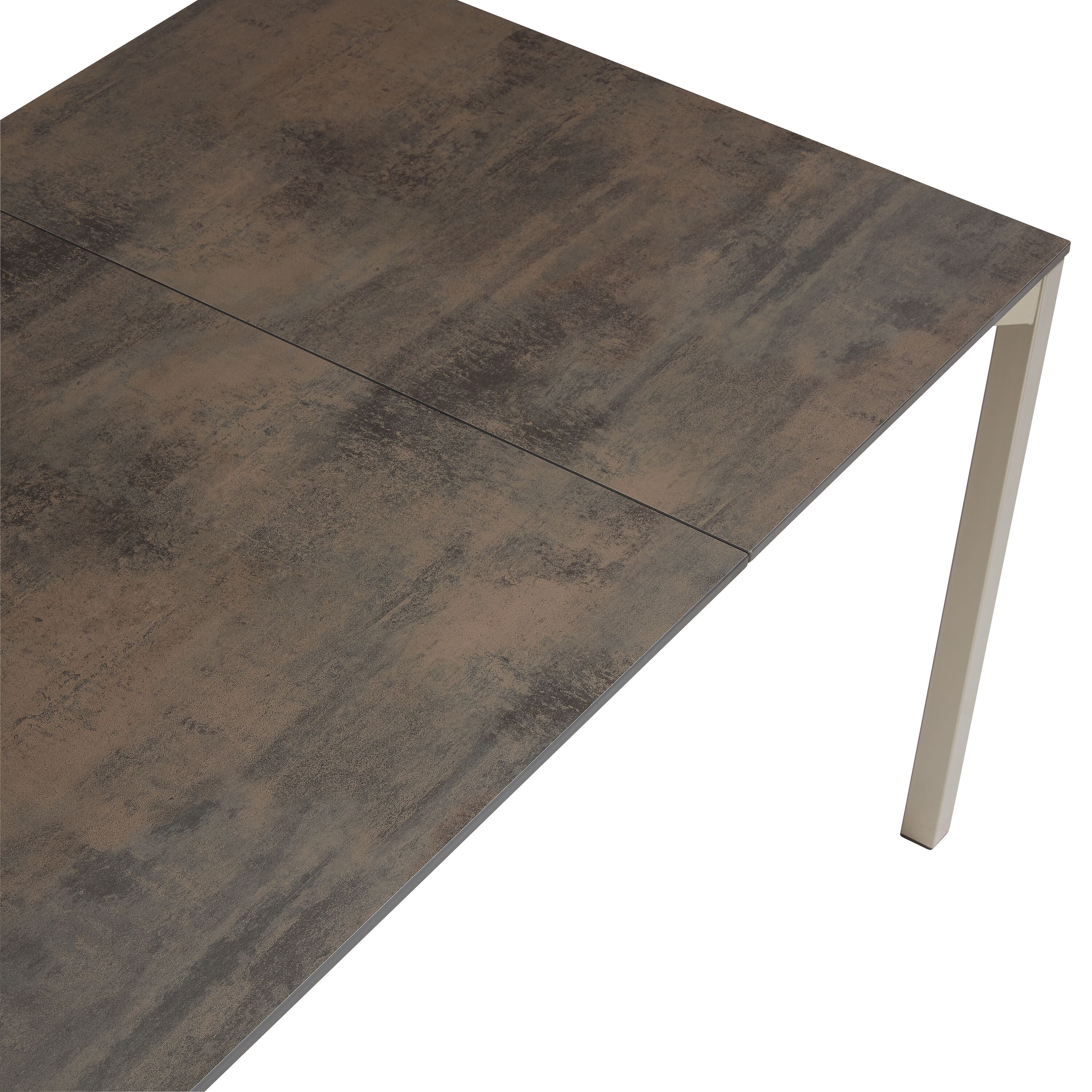 MALO AZ Tisch polarsilber - OXIDO TERRA / B: 190.0 cm x T: 90.0 cm x H: 75.0 cm