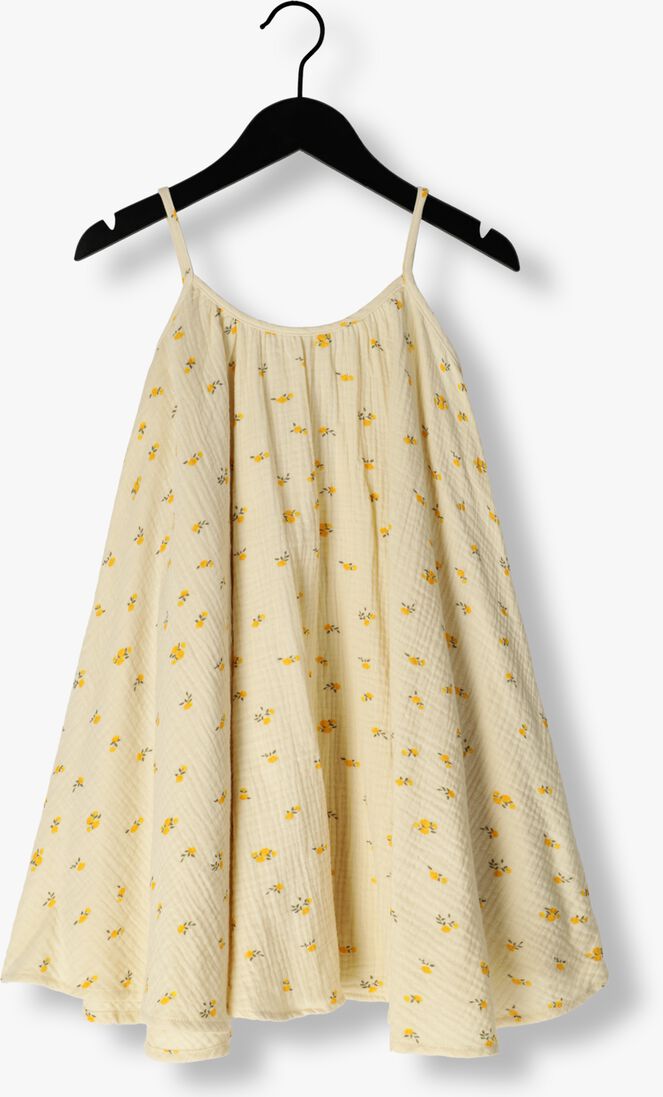 KONGES SLOJD beige konges slojd midi jurk coco strap dress