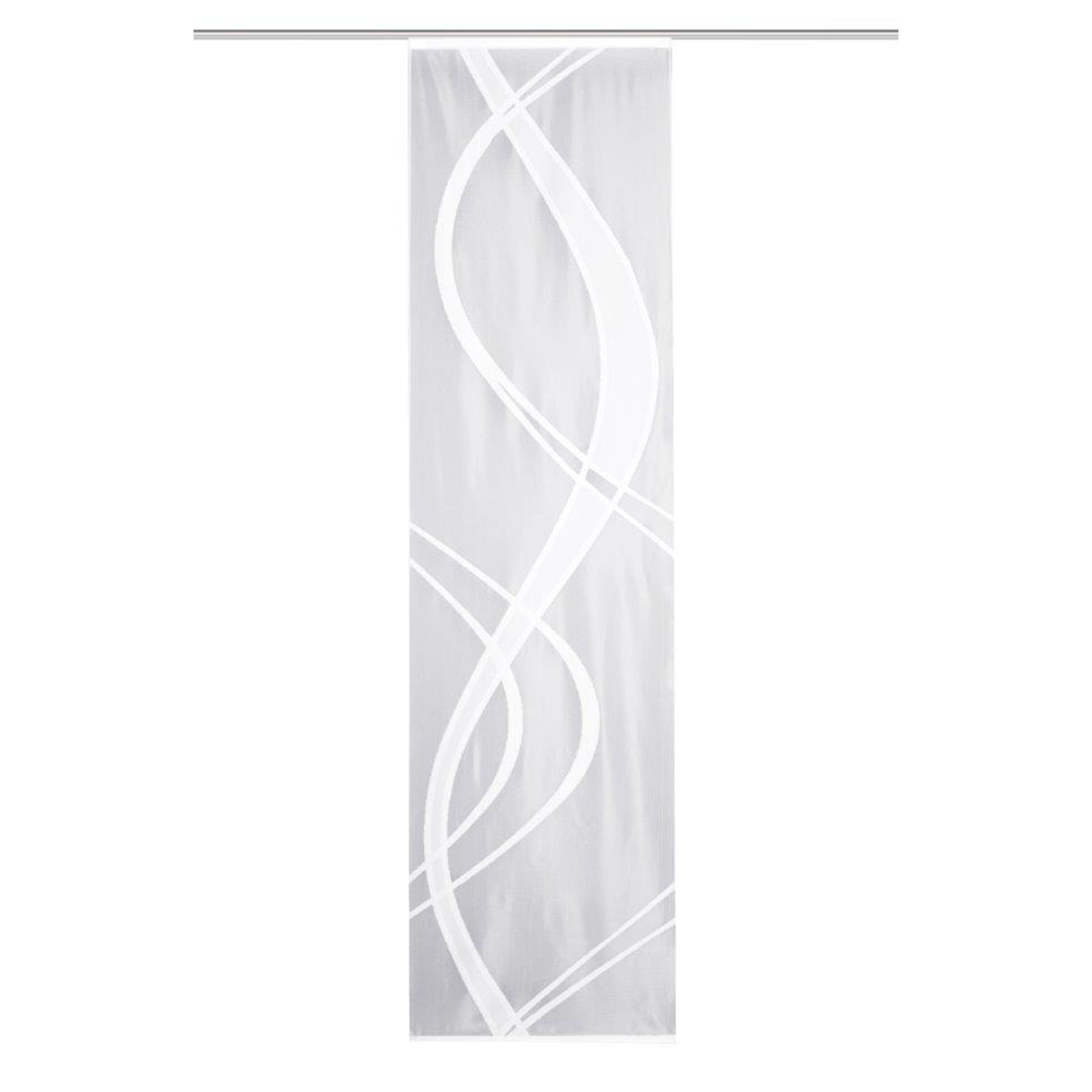 Schiebevorhang TIBASO - transparent-weiß - 57x225cm