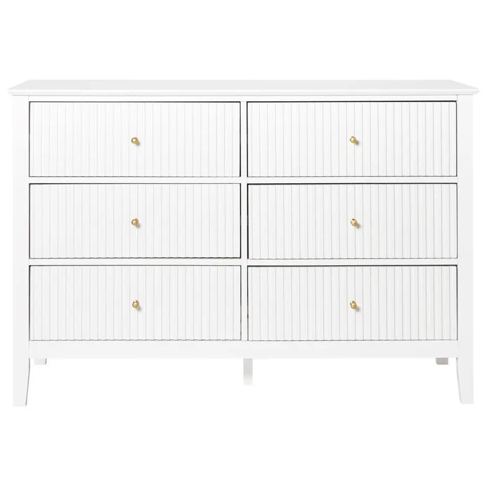 ASSISI - Dressoir 6 lades - Wit - MDF