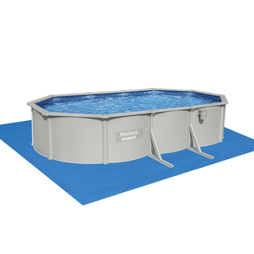 Piscine encadrée hors sol ovale hydrium 610x360x120 cm
