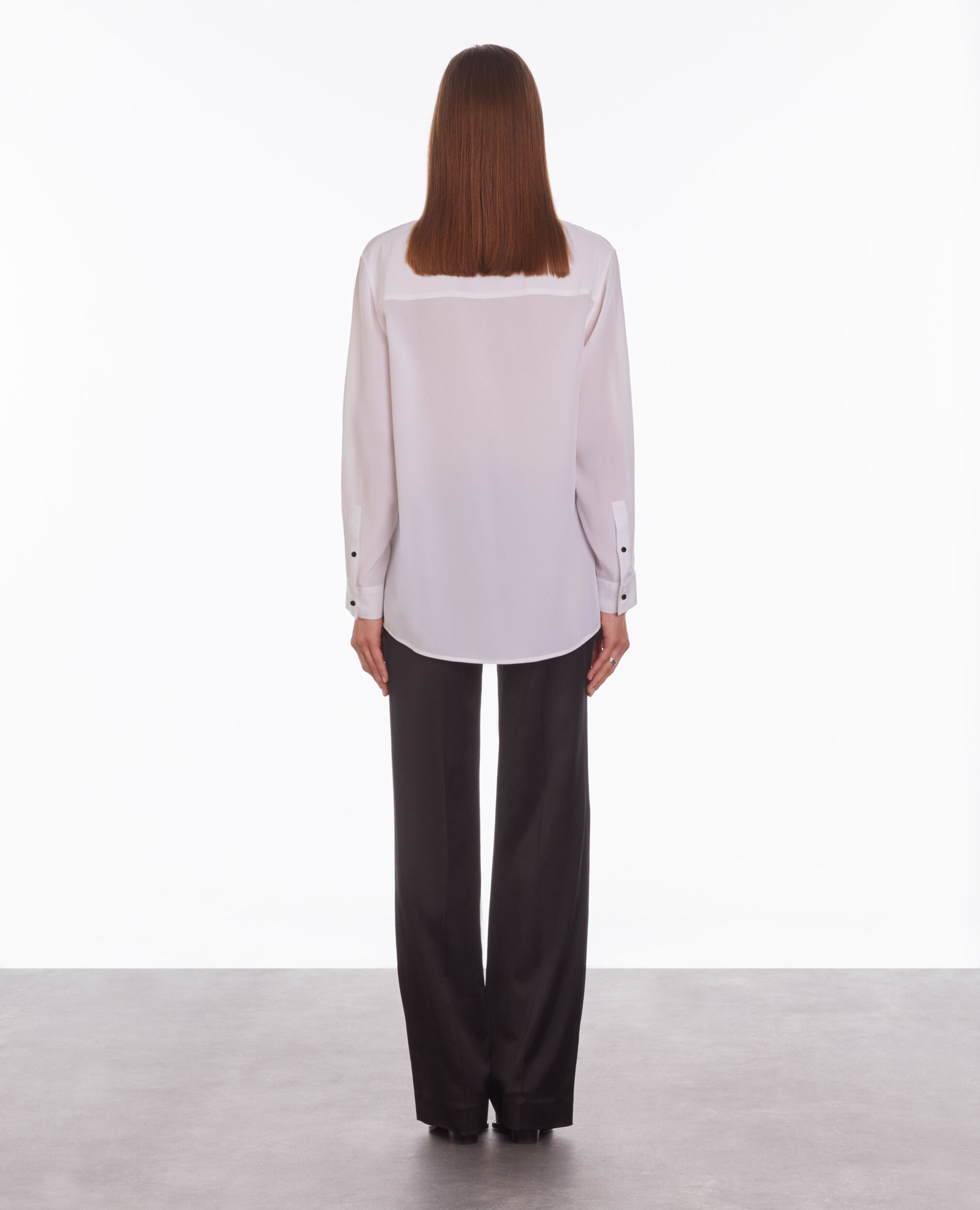 Chemise blanche en soie