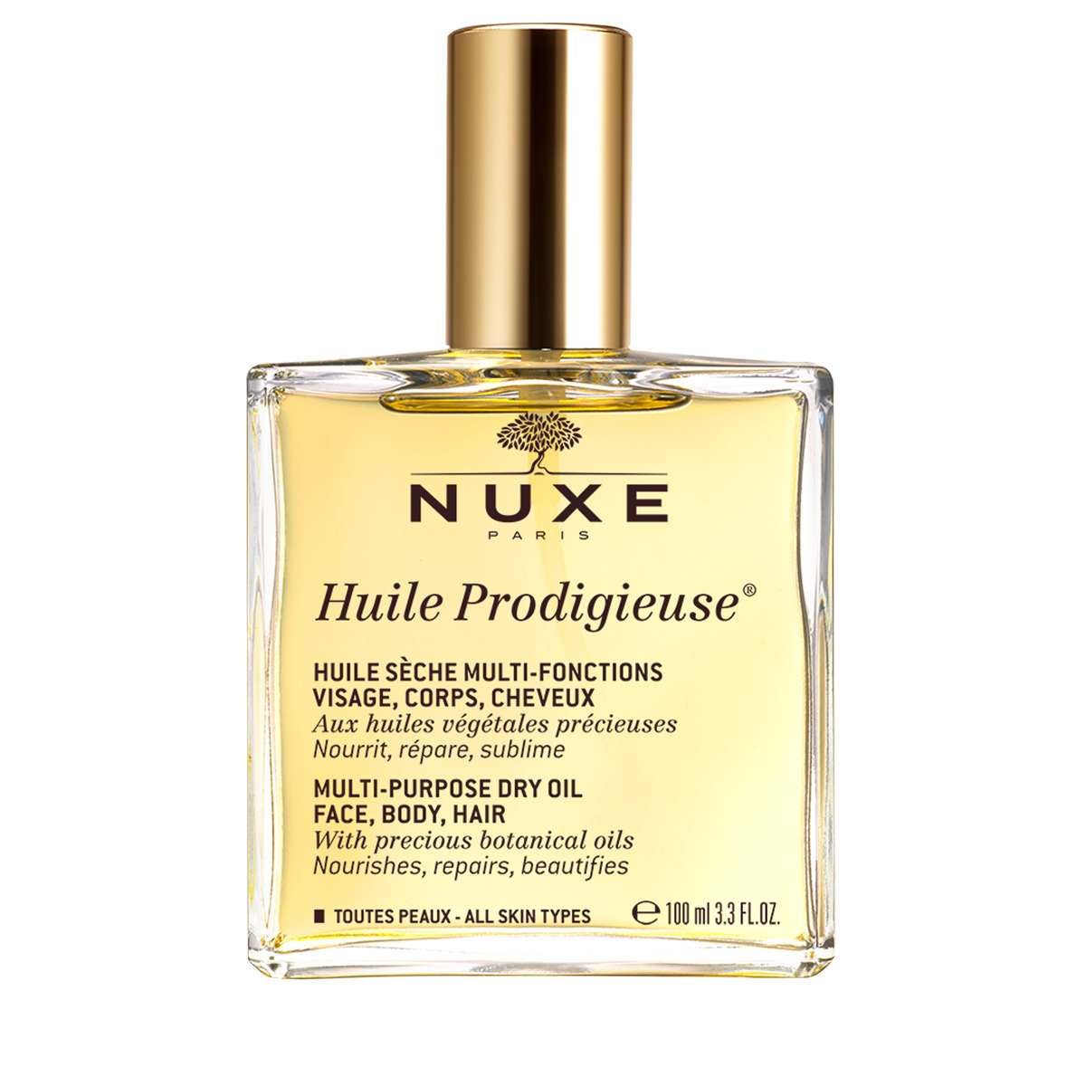 NUXE Huile Prodigieuse<br>100 ml, Visage Corps Cheveux