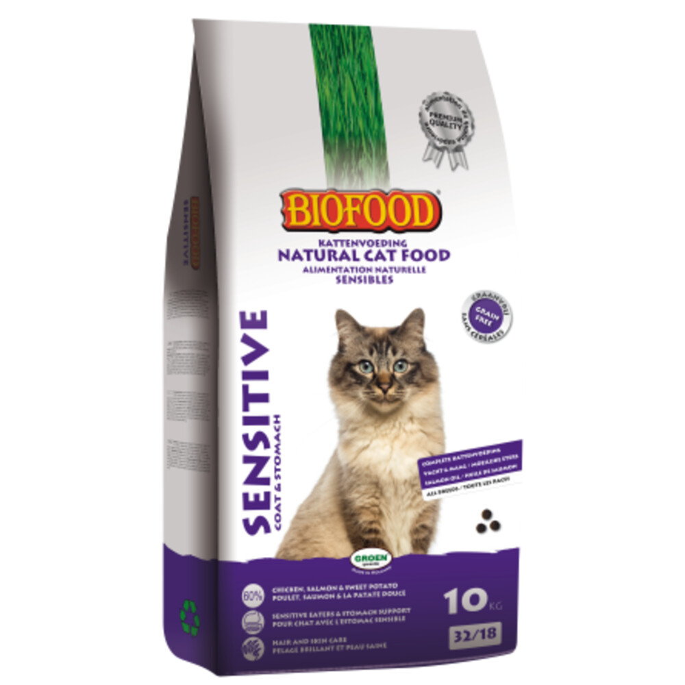 BF Petfood Kattenvoer Premium Sensitive Vacht - Maag10 kg