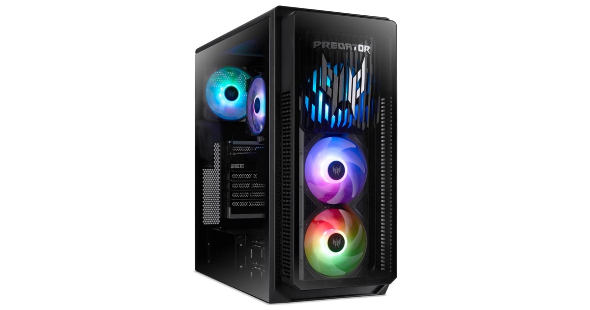 AcerPredator Orion 5000 (DG.E4EEH.001) gaming pc  (Zwart | Core Ultra 7 265F | RTX 5070 | 32 GB | 1 TB SDD)