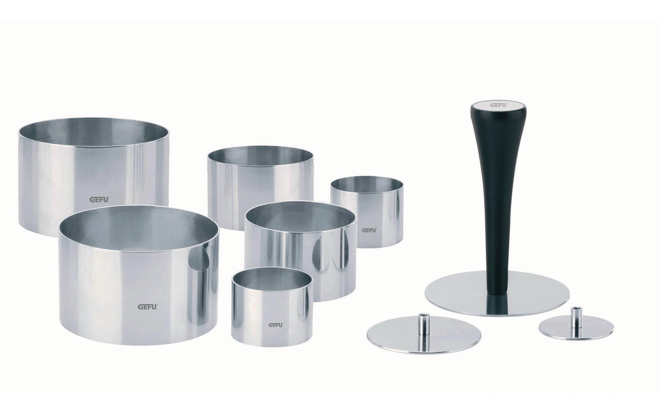 Backrahmen Profi Formidable 8 cm, 6 cm, 4 cm RundSpeiseringe-Set