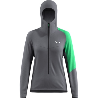 Salewa NXT Hybrid 1/2 Zip Hoodie Quiet Shade Damen
