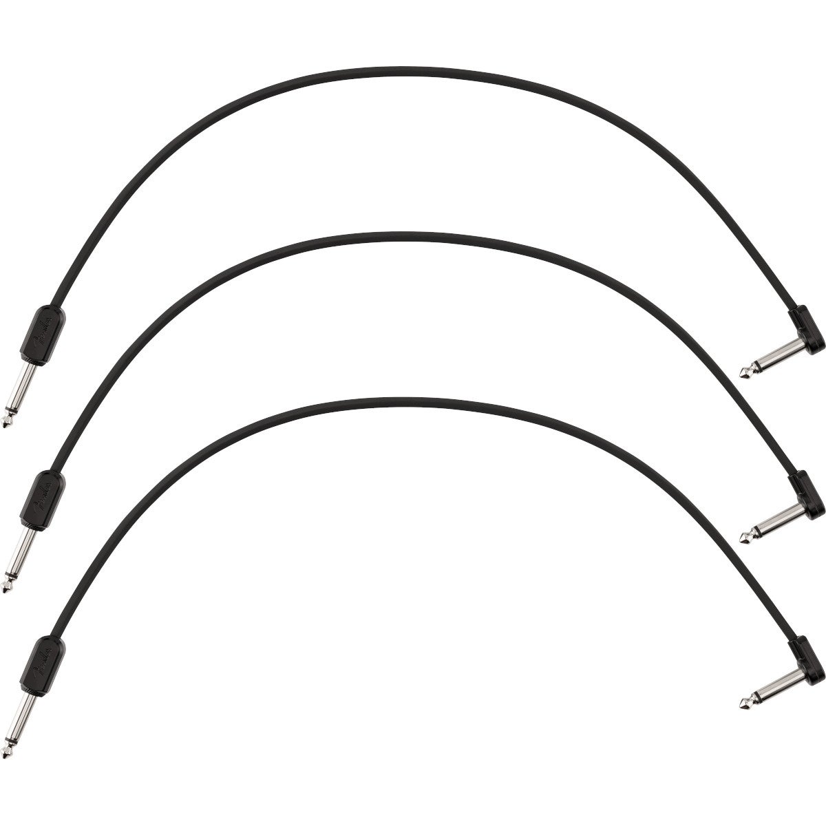 Fender Blockchain 16” Patch Cables Straight/Angle 40 cm (3 stuks)