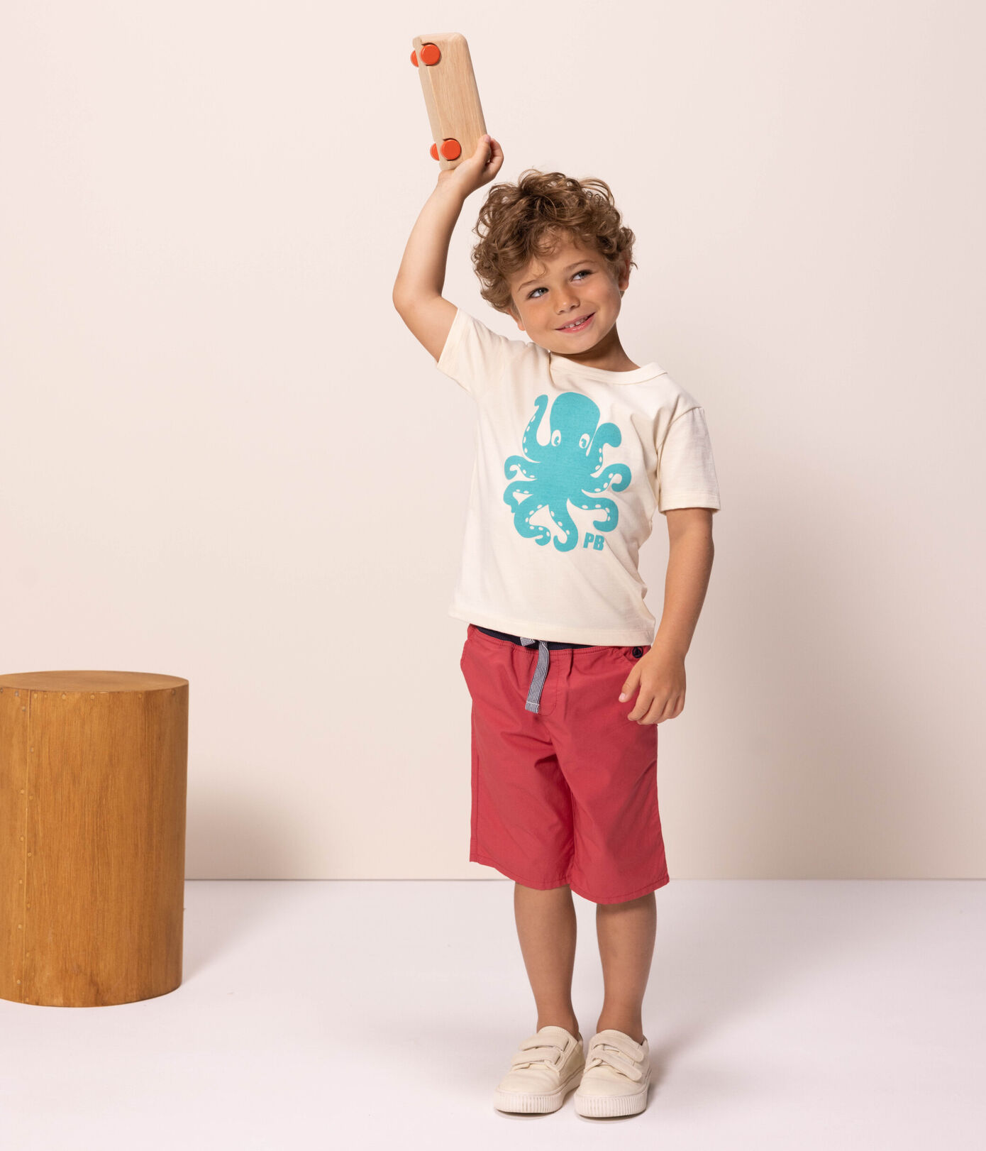 Tee-shirt floqué manches courtes enfant garçon