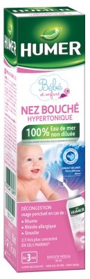 Nez Bouché Hypertonique Bébé et Enfant 50 ml
