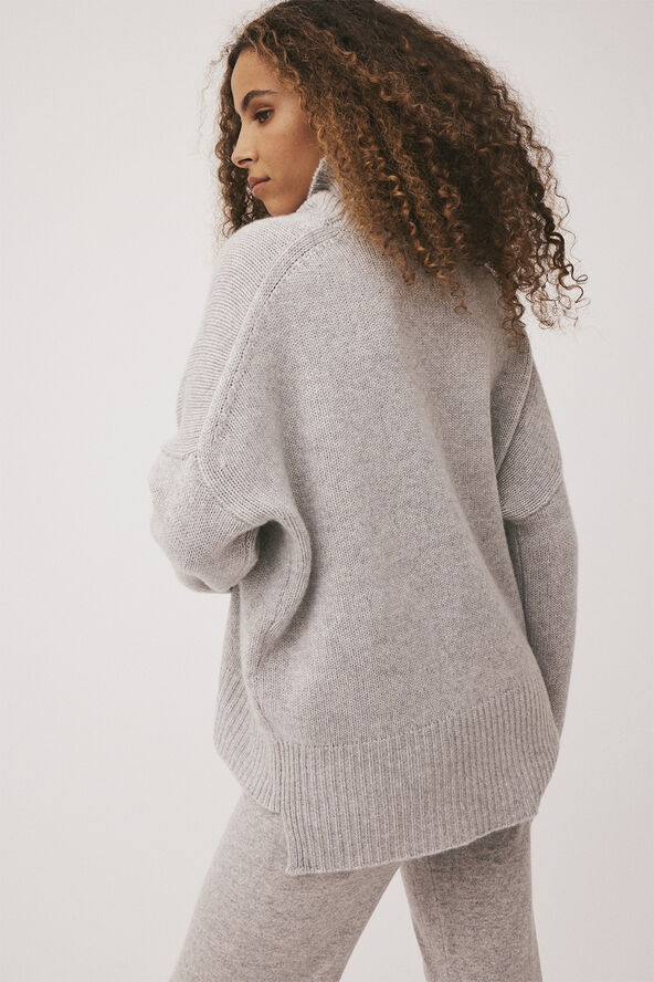 Magasin du Nord Collection Classic 1 - 100% Cashmere Light grey melange