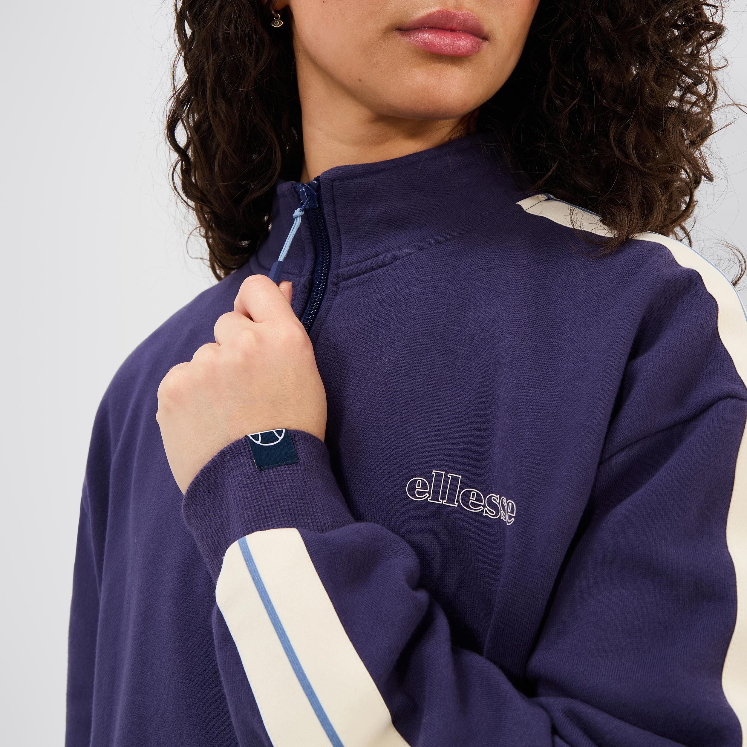 Ellesse Pilton 1/2 Zip Sweat-shirt Hommes - Bleu Foncé