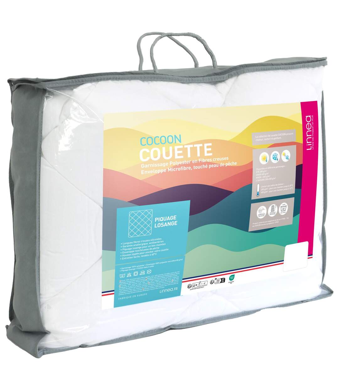 Couette hiver 300x240 cm COCOON garnissage fibre polyester 400g/m2