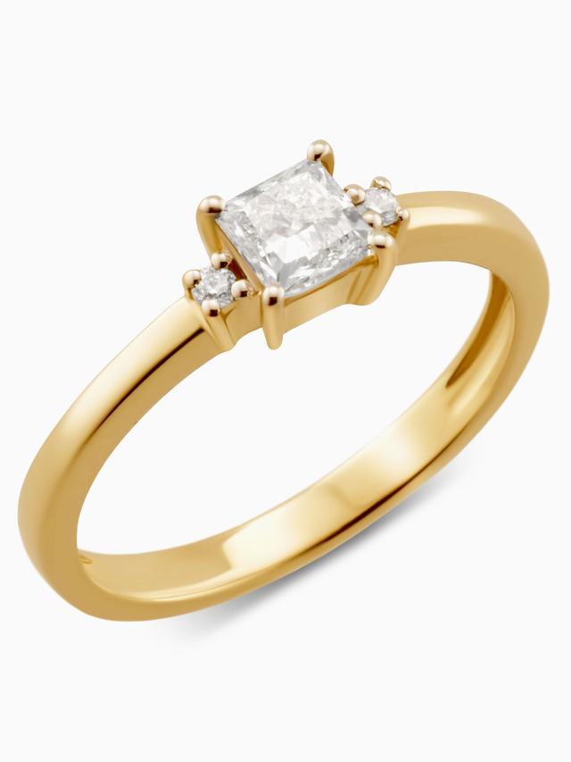 Design-Ring, 3 Diamanten, 0,50 ct. G/H, SI, Gold 585