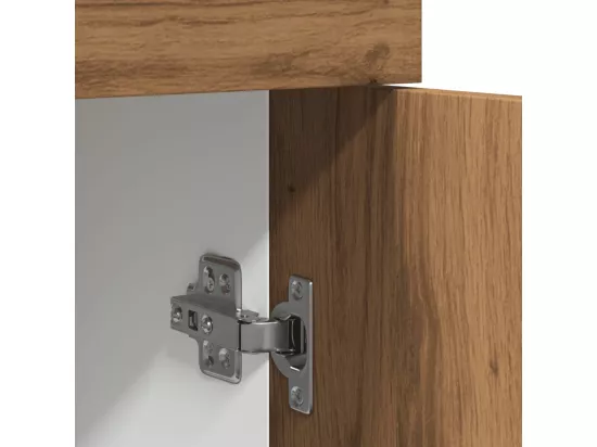 Armoire de plancher à tiroir chêne artisanal 60x46x81,5 cm