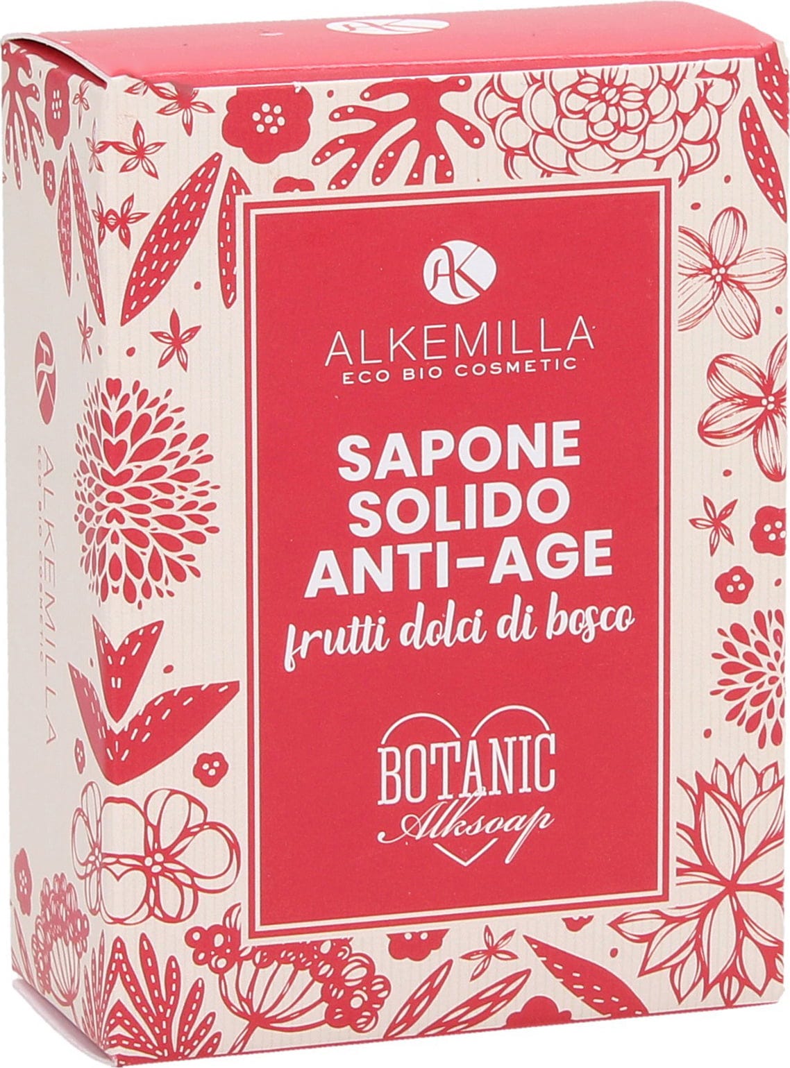 Alkemilla Eco Bio Cosmetic  Süße Waldfrüchte Anti-Aging Seife, 100 g
