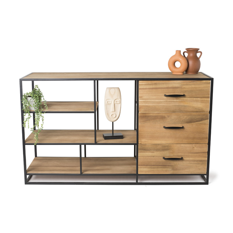 Dressoir Charlie met laden - 75x129x40 cm