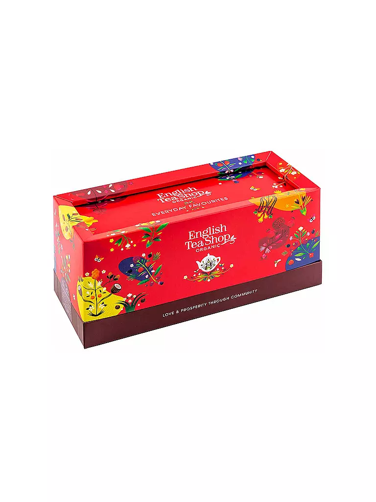 ENGLISH TEA SHOP Tee Set 40 Beutel EVERDAY FAVOUR Bio bunt