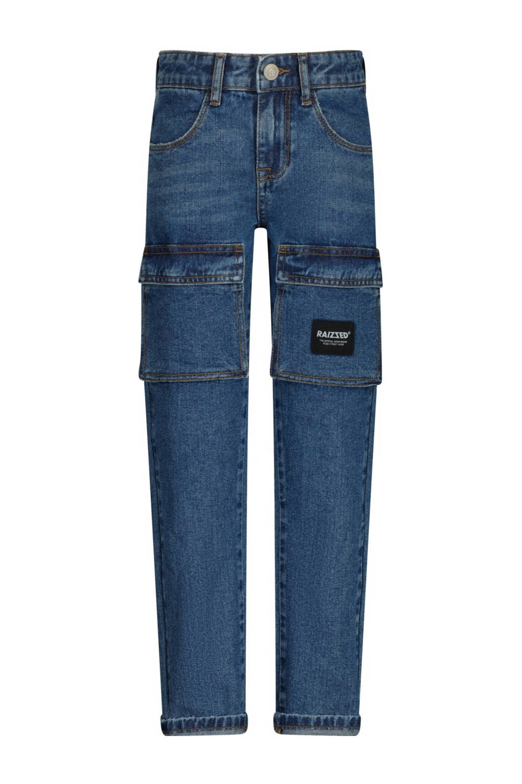 Raizzed straight leg jeans Denver cargo vintage blue