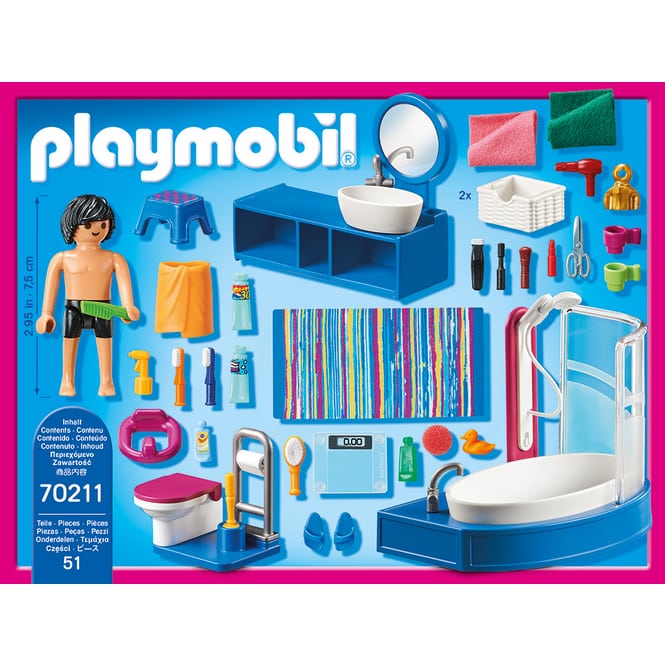 PLAYMOBIL® Dollhouse 70211 - Badezimmer