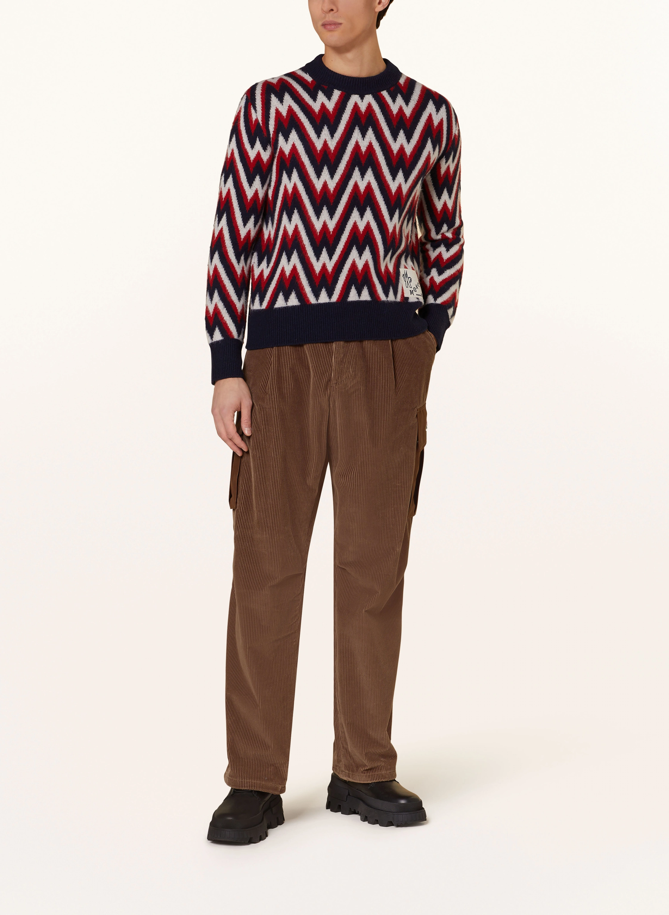 MONCLER Cargohose CORDUROY Regular Fit aus Cord