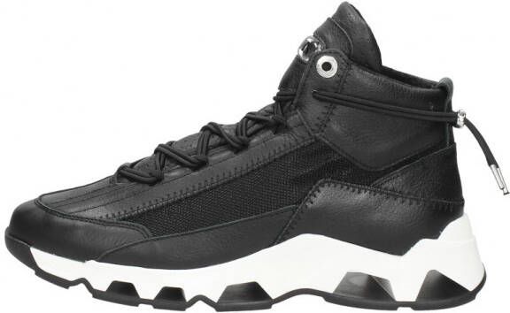 Bronx Epic 47410 Hoge sneakers Leren Sneaker Dames Zwart