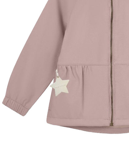 Mini A Ture Softshelljacke m. Fleece - MatBriddi - Cloudy Rose