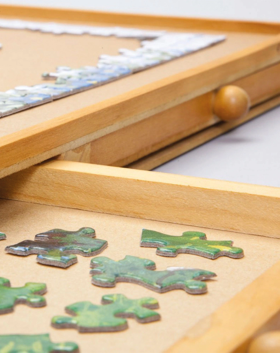 Puzzle-Tisch mit 4 Laden für Puzzles bis 500 Teilen