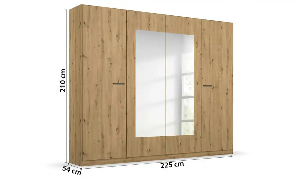 Drehtürenschrank Florenz 226 cm
