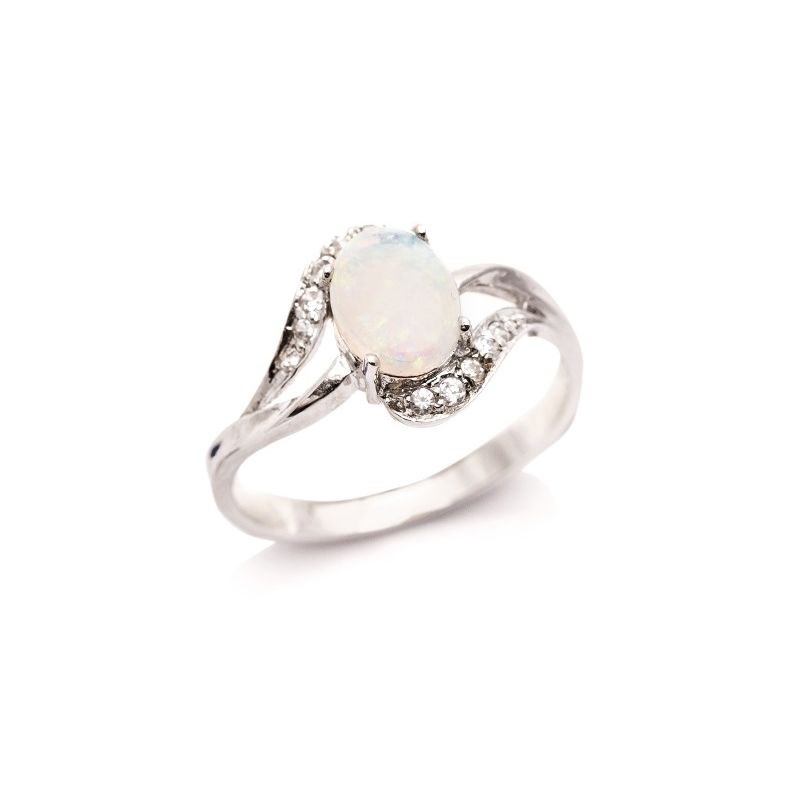 Bague argent 925 Opale d'Australie