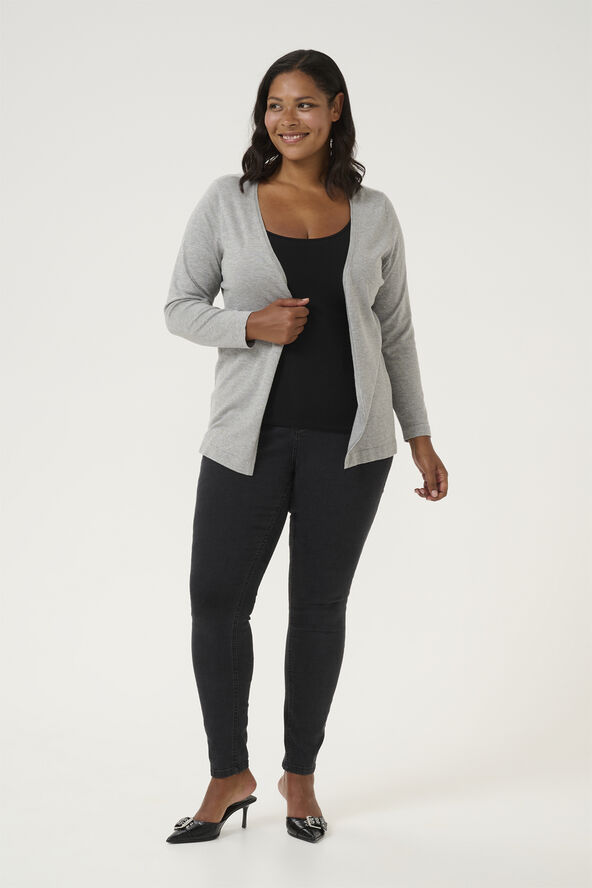 Kaffe Curve KCfarsia Cardigan Grey melange