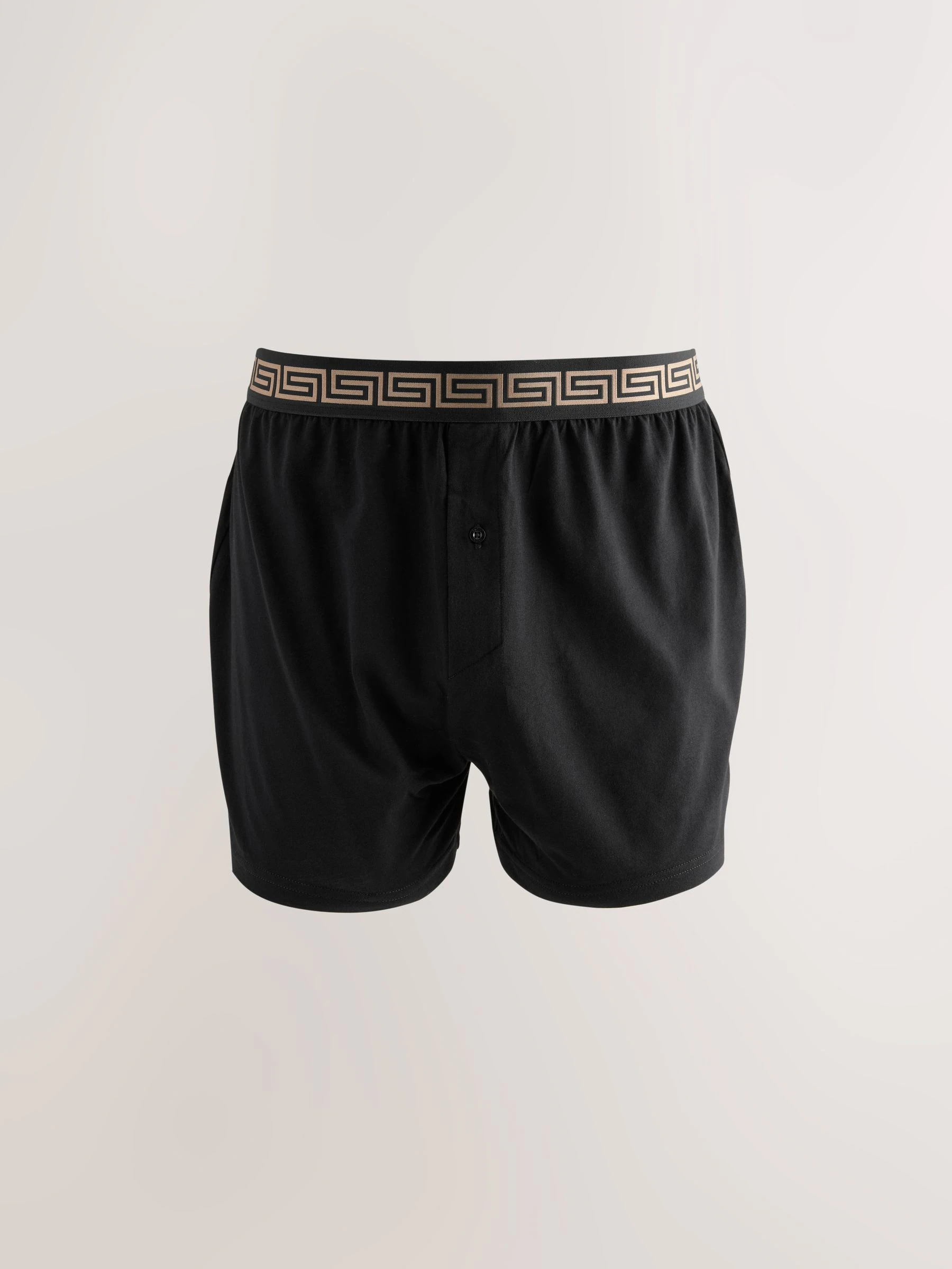 Zwart metallic tailleband - Verpakking van 5 - Ruimvallende Boxers