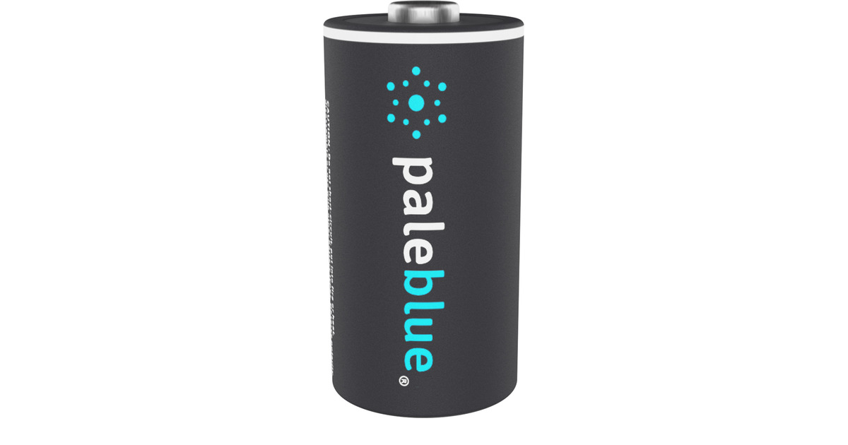 PaleblueCR123 (USB-C) Oplaadbare batterij, 4 stuks  (Zwart)