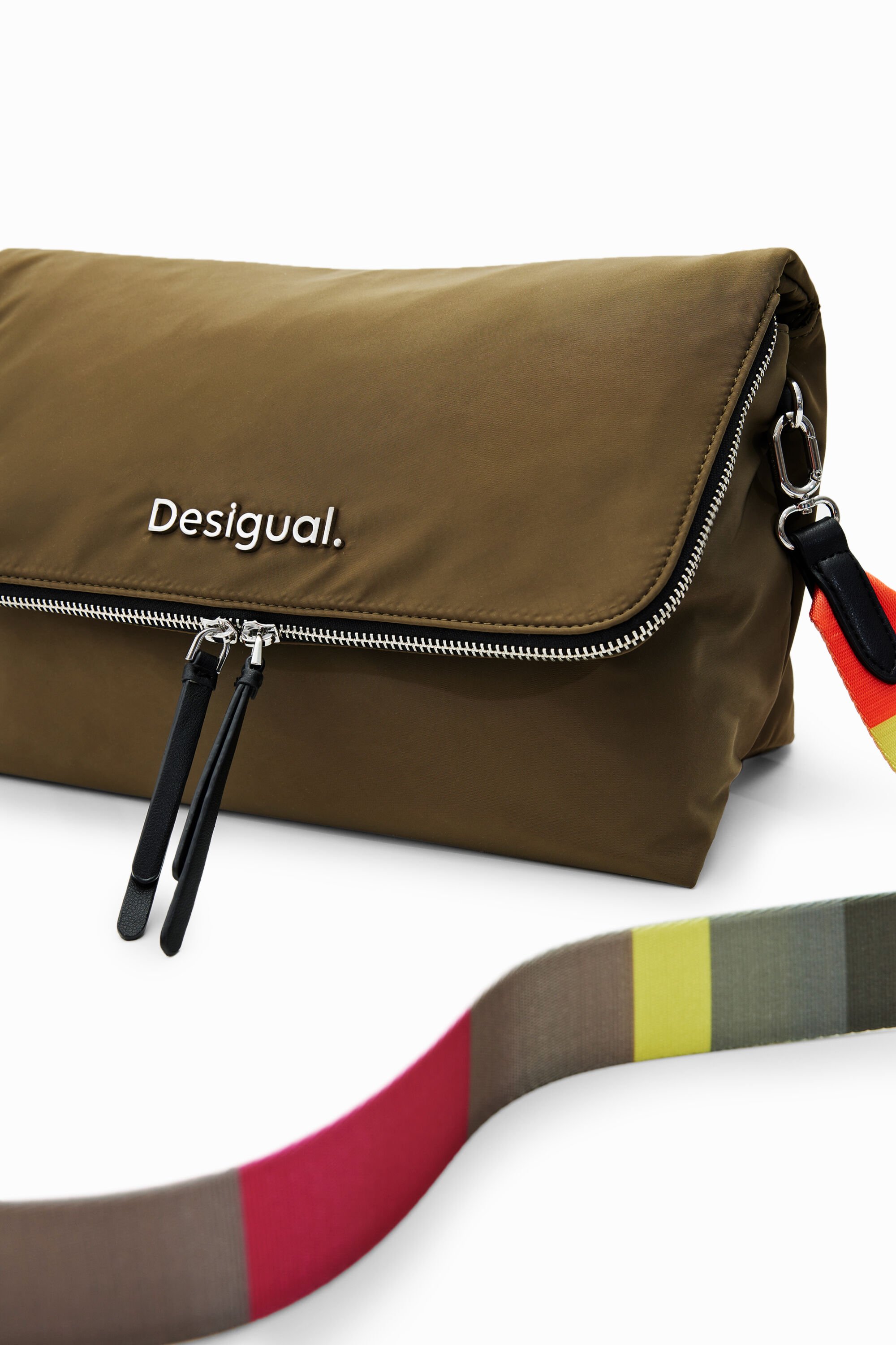 Grand sac à bandoulière uni