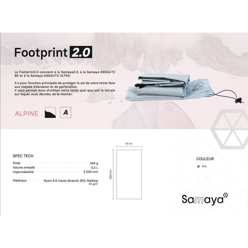 Footprint 2.0 - Tapis de tente