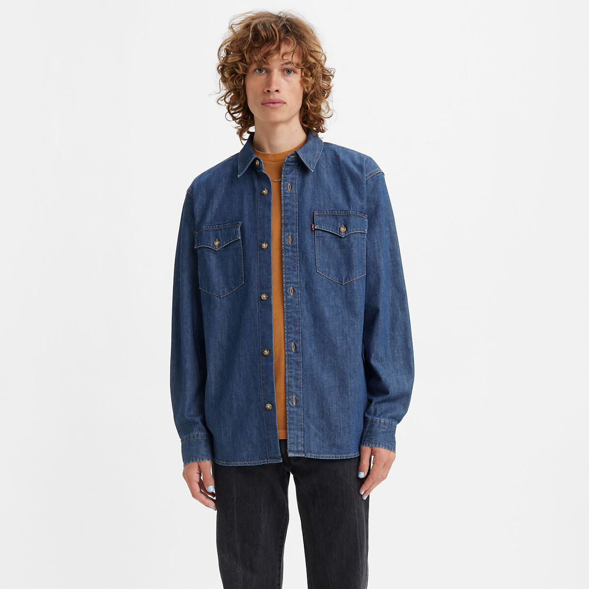 LEVI'S<br>Jeanshemd corte relaxado estilo western