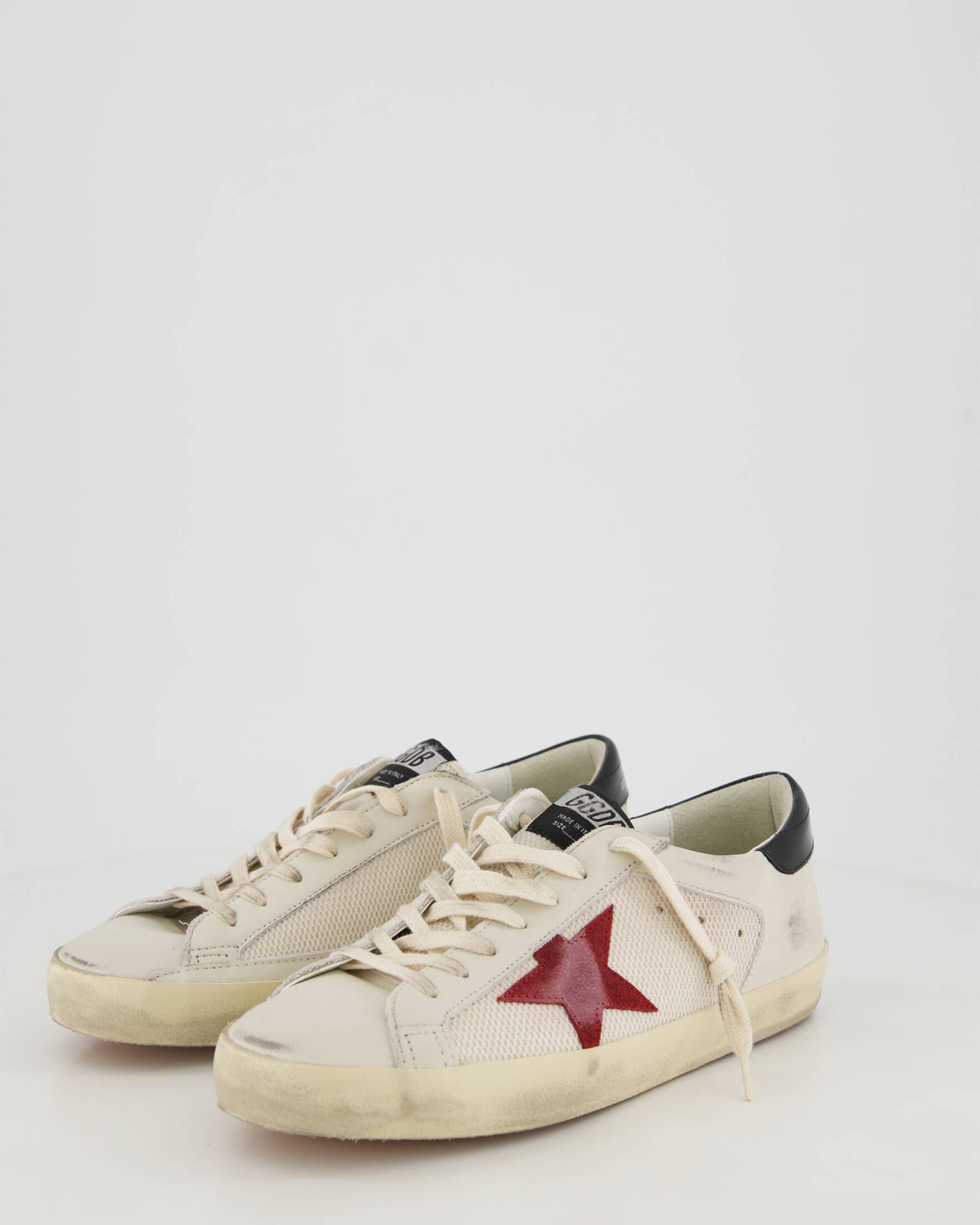 Golden Goose| Herren Sneaker SUPER-STAR NET AND LEATHER