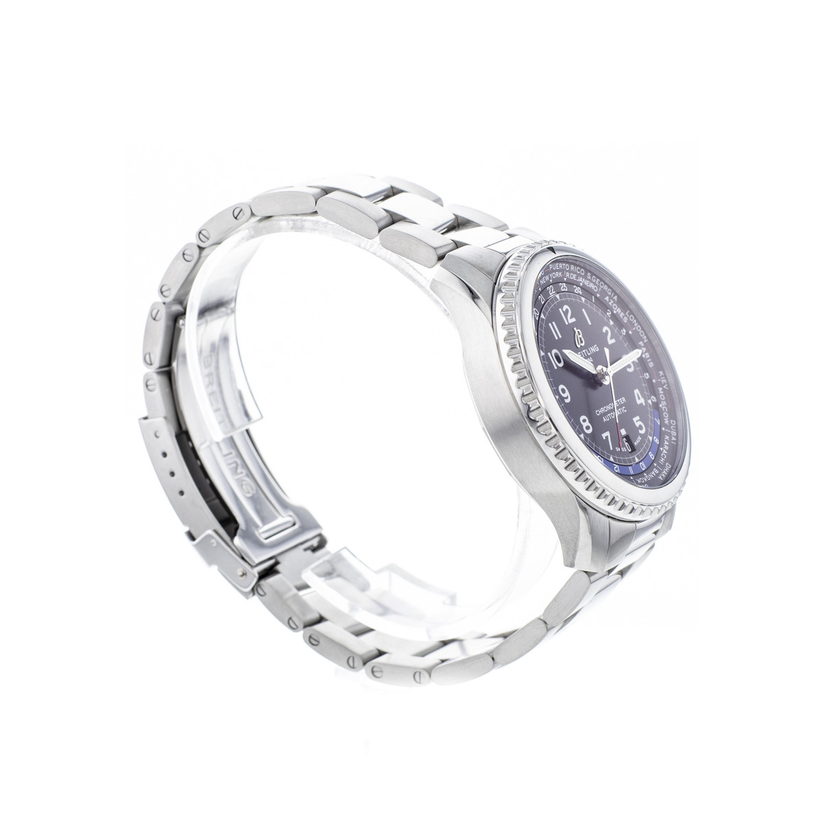 Montre d'occasion Breitling aviator acier homme automatique