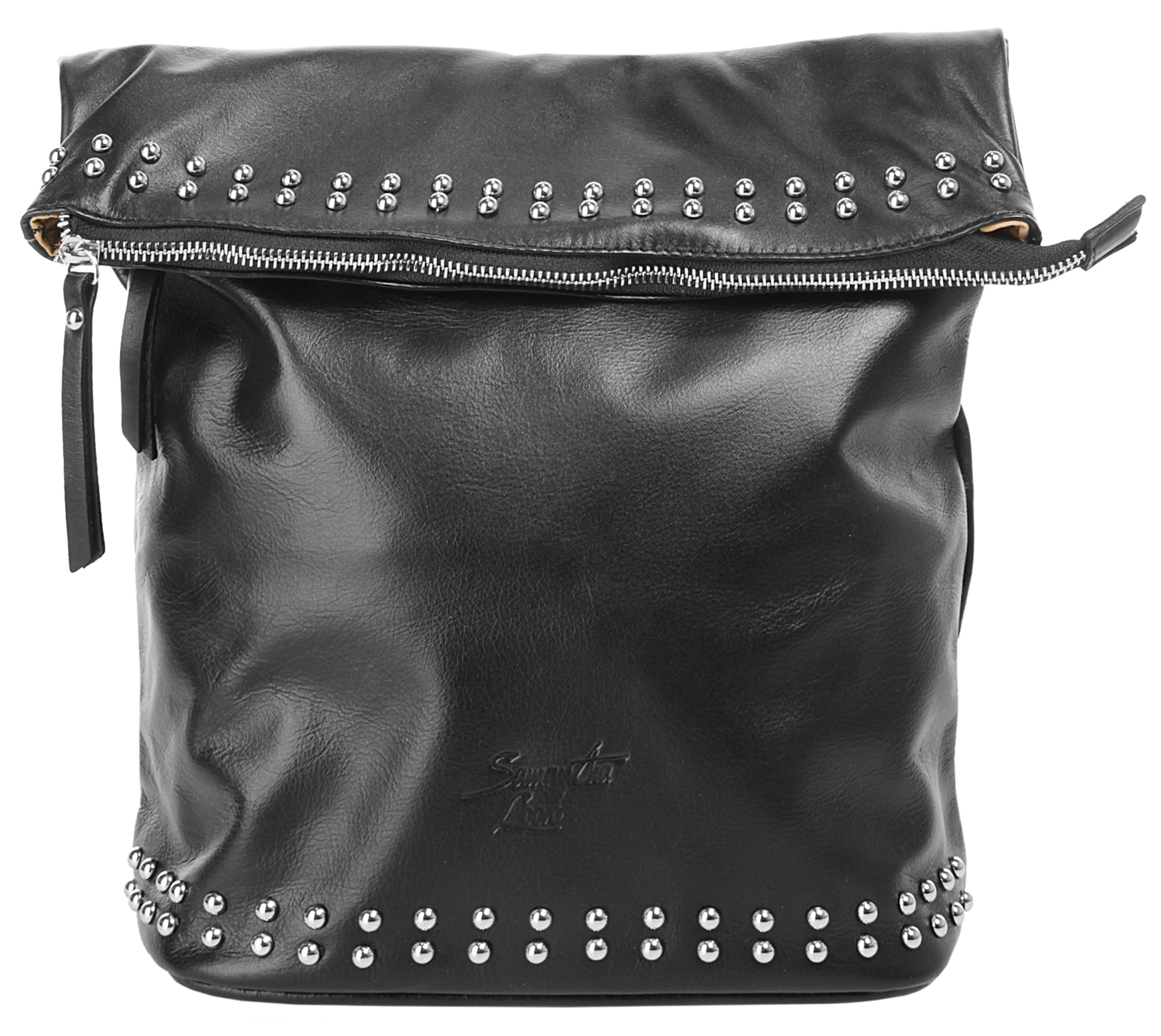 Samantha Look Cityrucksack echt Leder, Made in Italy