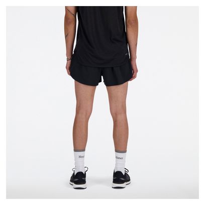Short splité New Balance RC 3in Noir Homme