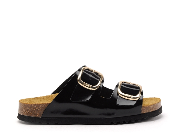 Scholl mules et sabots plats femme noel 31524 noir