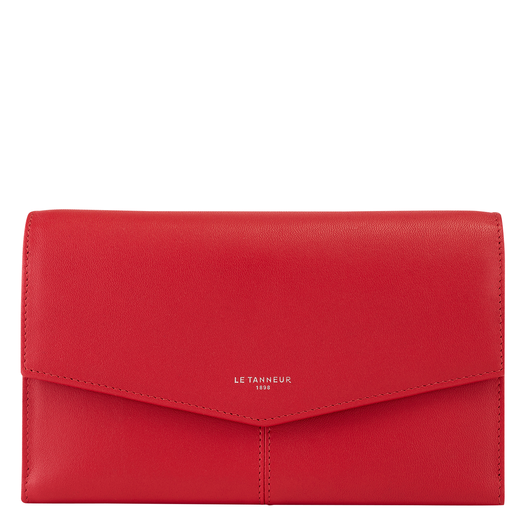 CHARLOTTE - Portefeuilles en cuir lisse | Rouge