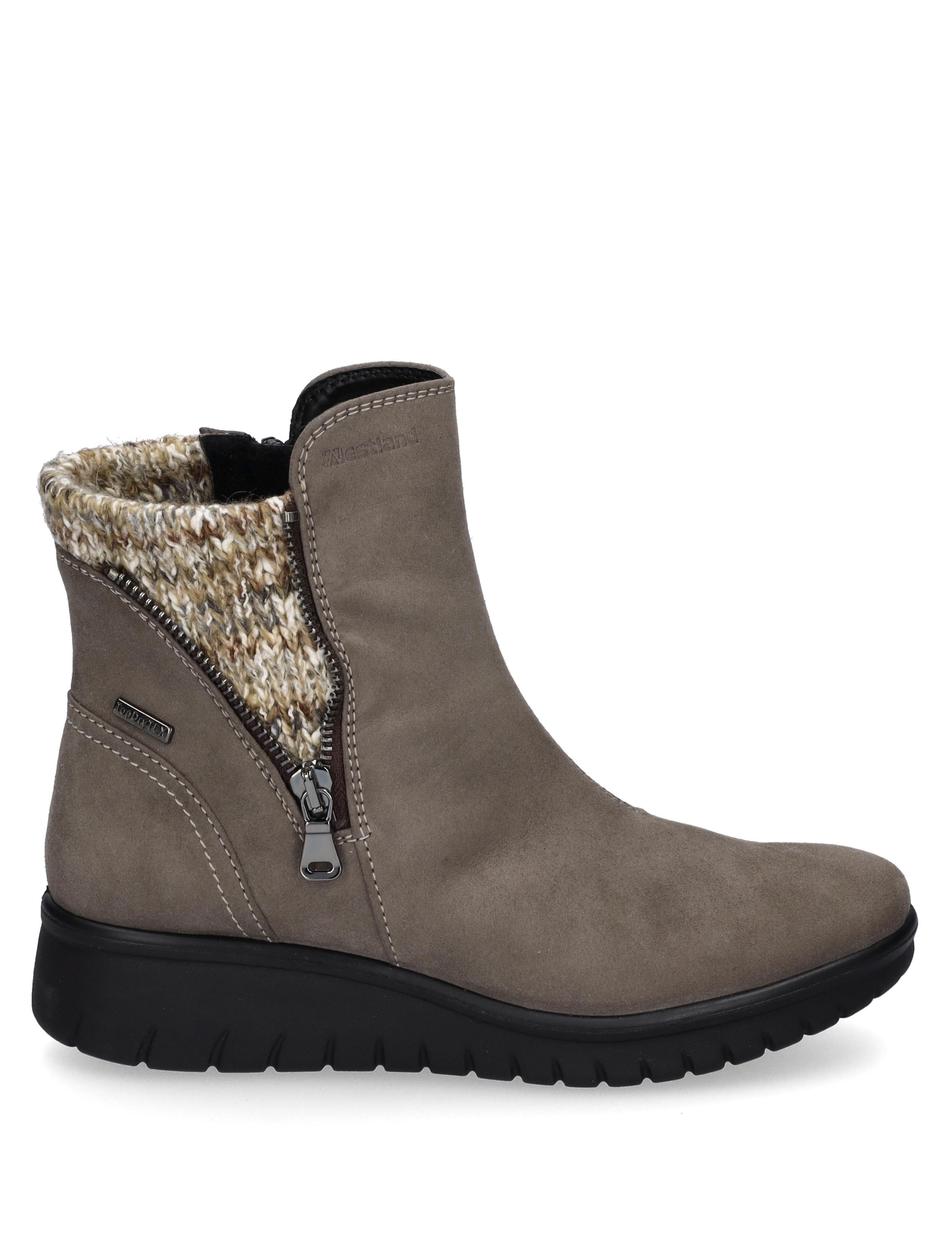 Stiefelette Calais 90, taupe-kombi
