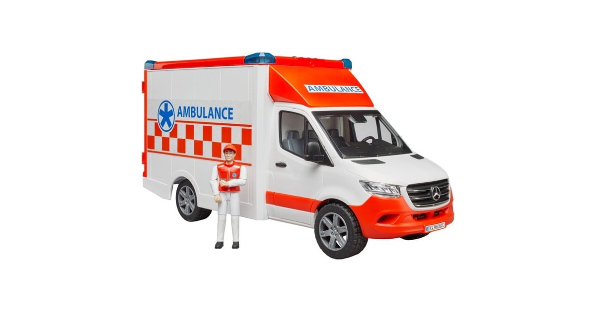 bruderMB Sprinter ambulance met chauffeur Modelvoertuig  (02676)