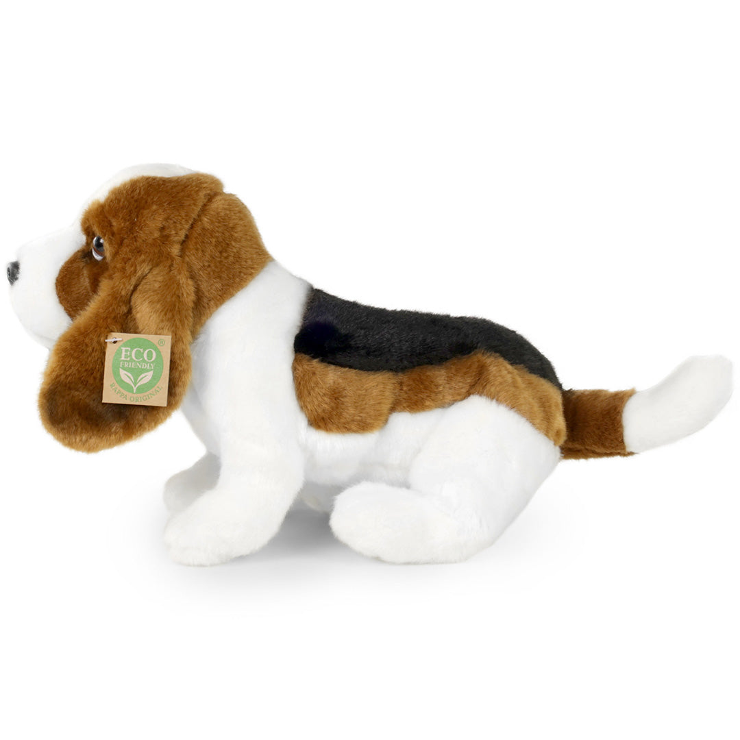 rappa knuffelhond basset - 32 cm