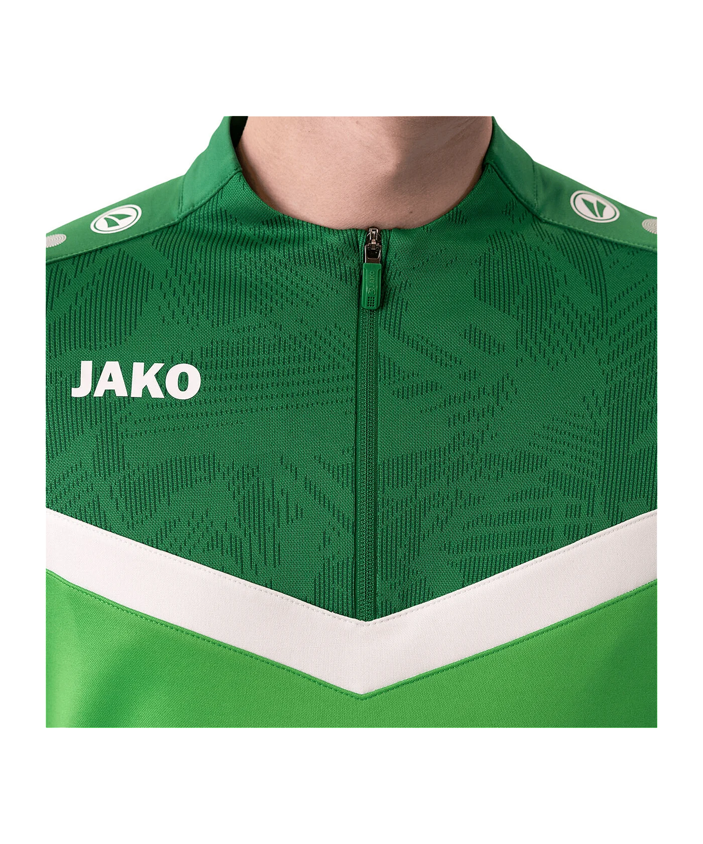JAKO Iconic HalfZip sweatshirt kids green F222
