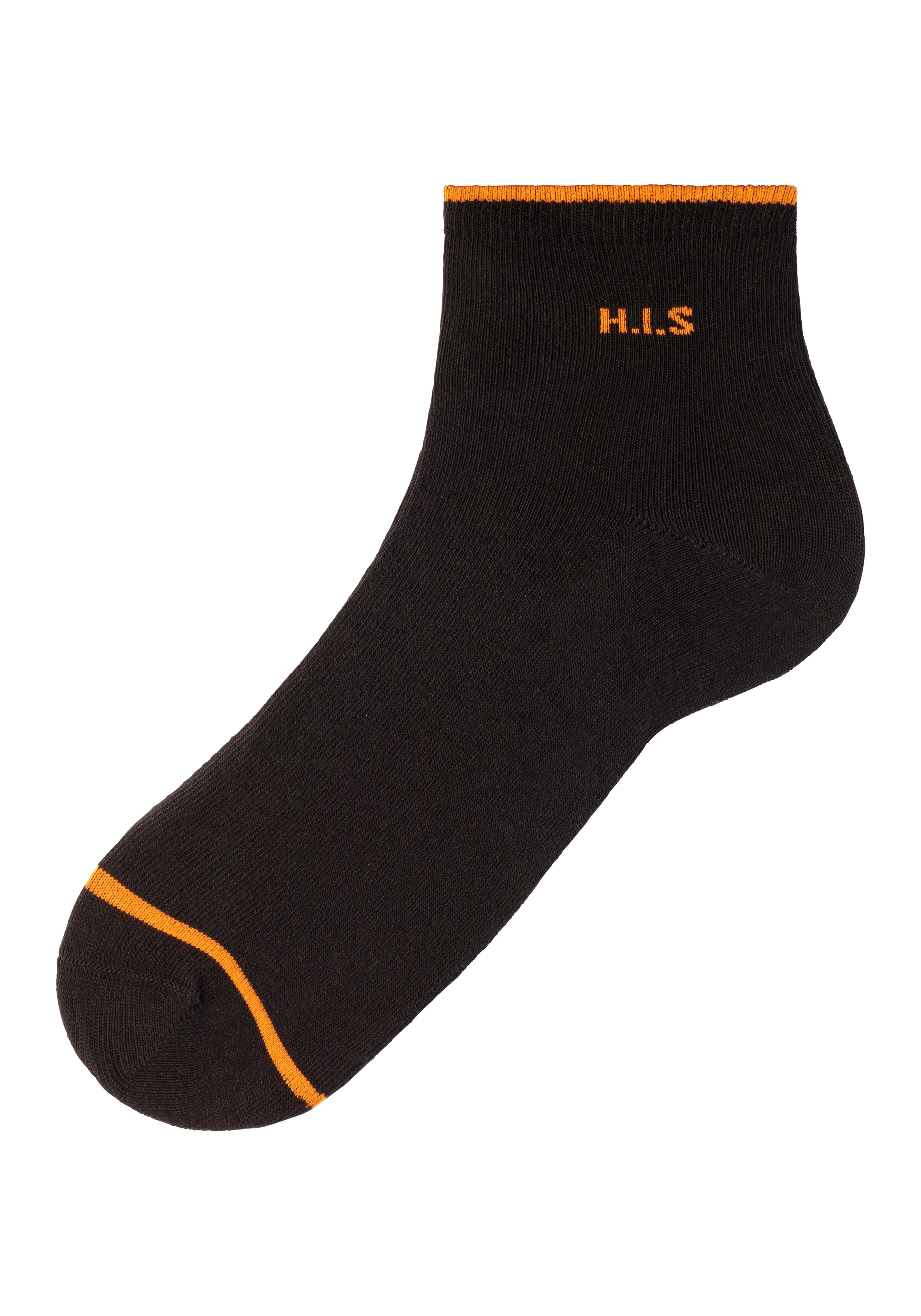 H.I.S Kurzsocken Packung, 7 Stk. tlg. mit farbigen Bündchen