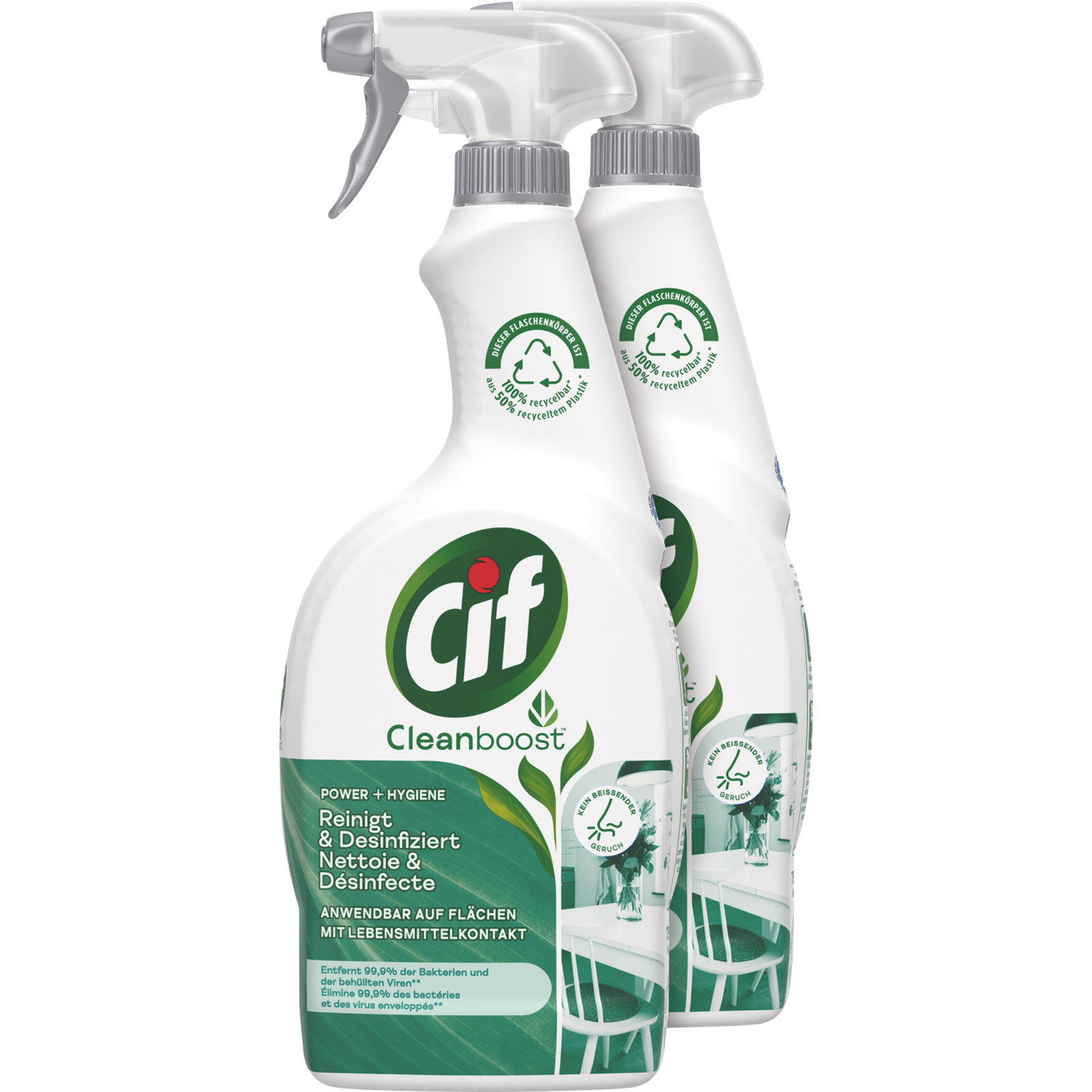 Cif Power&Shine Antibac 2x750ml