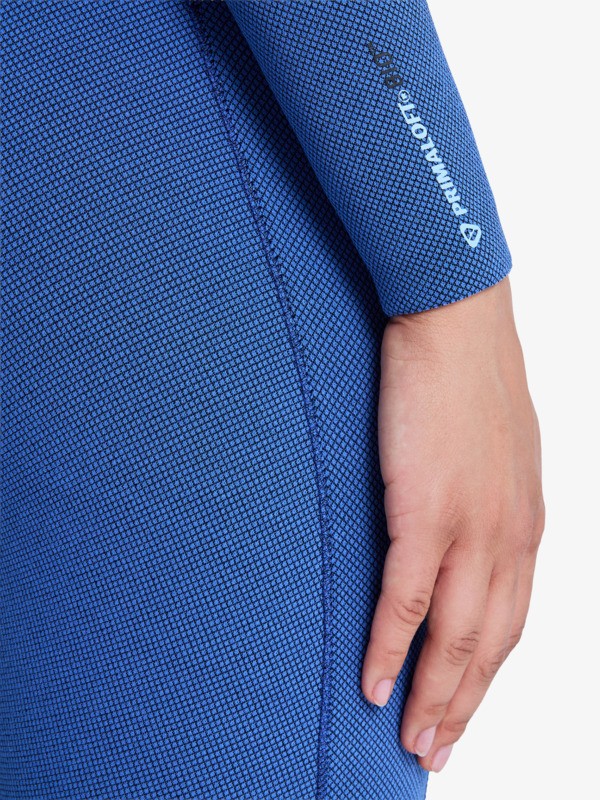 3/2 Elite Xtra Stretch Combinaison de surf zip poitrine Bleu Femme
